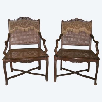 Pair Of Armchairs Regency Period