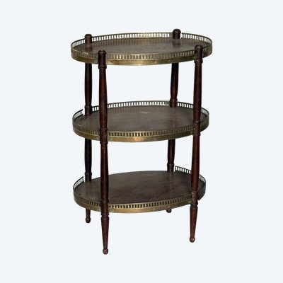 Sellette ovale 3 plateaux