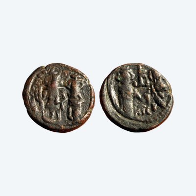 Dynastischer Follis von Karthago (KTG) — Constans II — Echtheitszertifikat