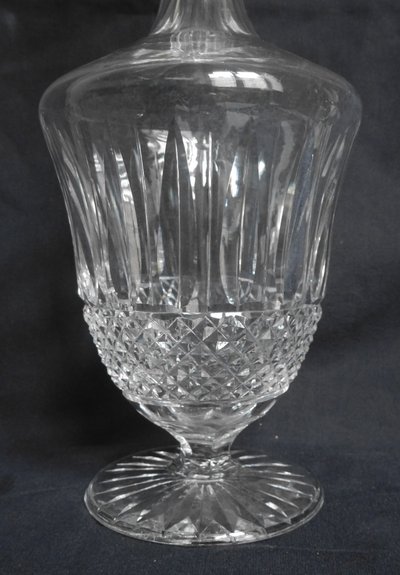 Large Saint Louis crystal wine decanter, Tommy model - 36cm