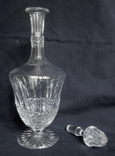 Large Saint Louis crystal wine decanter, Tommy model - 36cm