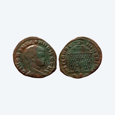 Gedenk-Follis des Divus Romulus (REP) — Echtheitszertifikat