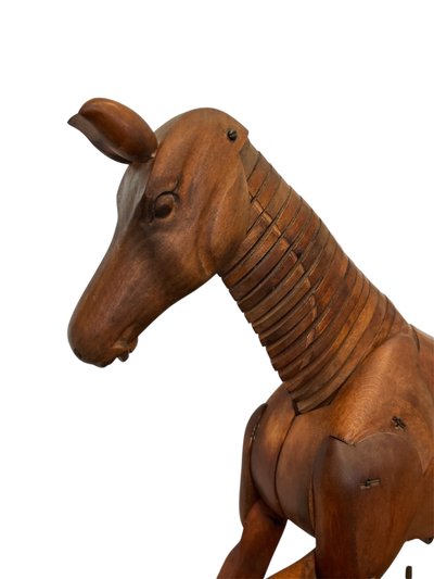 Artist horse - articulated - oak - France - XX ème