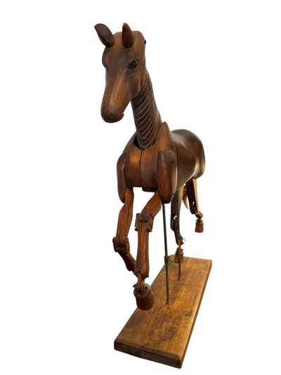 Artist horse - articulated - oak - France - XX ème