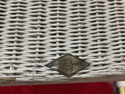 Fauteuil LLOYD LOOM par Vincent Sheppard - travail des années 2000