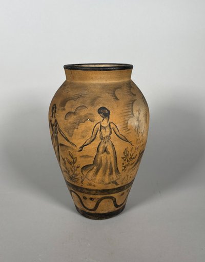 René BUTHAUD (1886-1986) Large ovoid vase - The Dancers