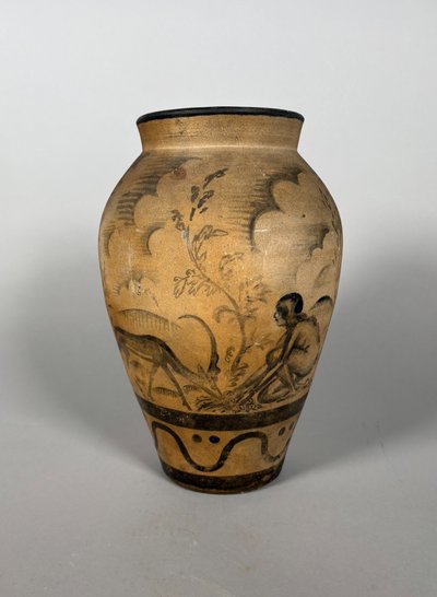 René BUTHAUD (1886-1986) Large ovoid vase - The Dancers