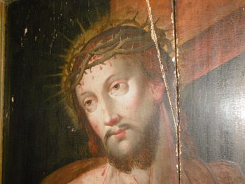 "Christ Portant Sa Croix" XVIIème