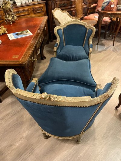 Louis XVI style 19th century broken duchess
