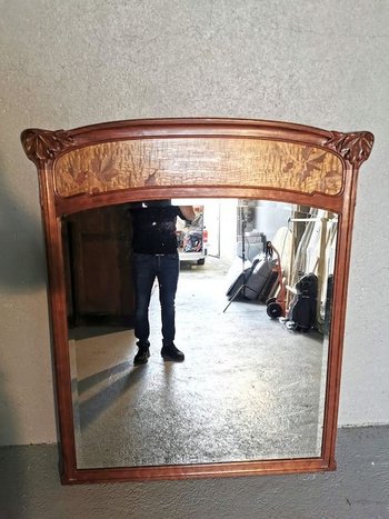 Mirror Art Nouveau School Of Nancy Camille Gauthier