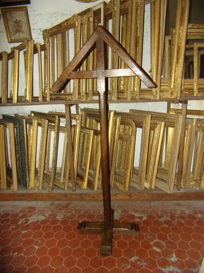 Sacristy Chasuble Stand, In Oak, 18th Century.