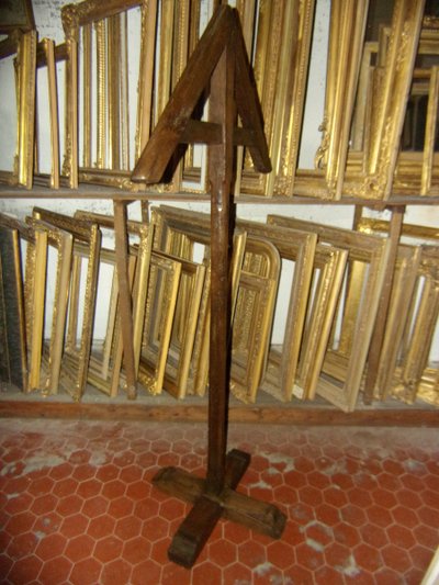 Sacristy Chasuble Stand, In Oak, 18th Century.