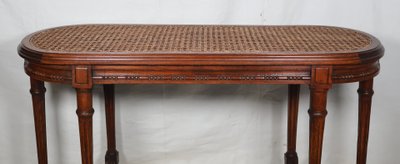Panca per pianoforte in stile Luigi XVI, fine XIX secolo