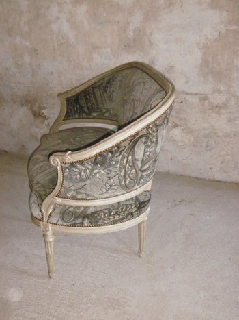 Louis XVI period basket sofa