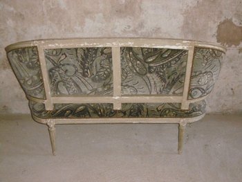 Louis XVI period basket sofa