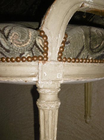 Louis XVI period basket sofa