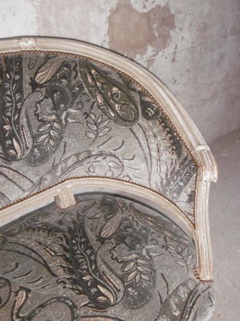 Louis XVI period basket sofa
