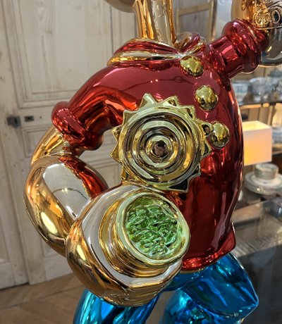 Jeff Koons (inspiré de) Importante sculpture de Popeye