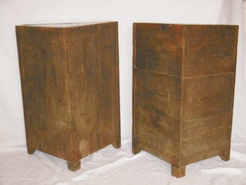 Paire d'Encoignures époque Louis XVI