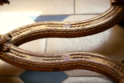 Console en bois doré Louis XIV