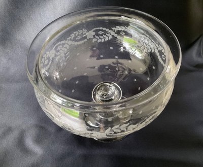 18th Century Glass Leech Jar