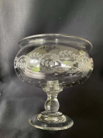 18th Century Glass Leech Jar