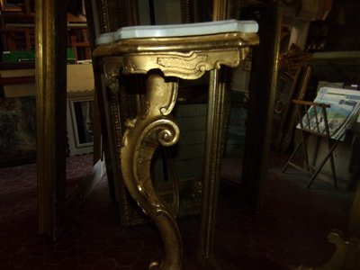 Console originale,  En Bois Doré, époque 19ème.