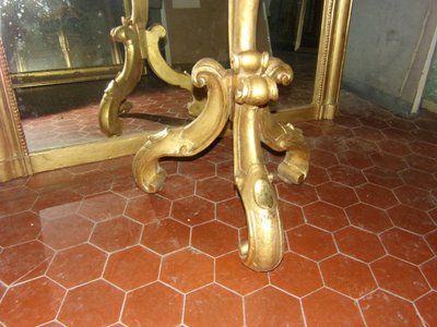 Console originale,  En Bois Doré, époque 19ème.
