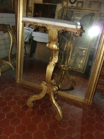 Console originale,  En Bois Doré, époque 19ème.