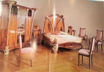 Louis Majorelle Pair Of Art Nouveau Armchairs