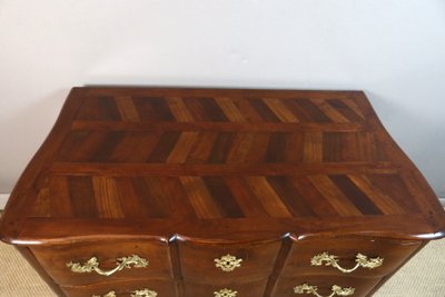 Commode sauteuse Louis XV époque XVIIIème siècle