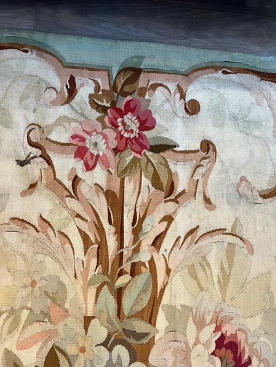 Appendiabiti in arazzo Aubusson del XIX secolo