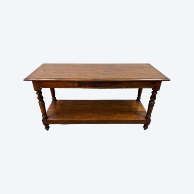 DRAPIER table in chestnut