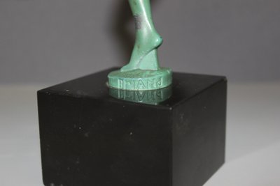 Danseuse au cerceau , fonte d'Art , par Briand vers 1930