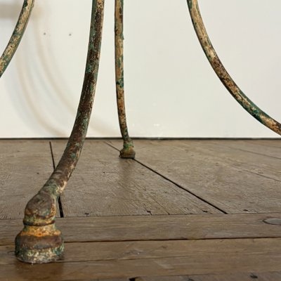 19th-century riveted wrought-iron table
