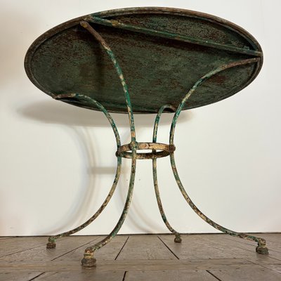 19th-century riveted wrought-iron table