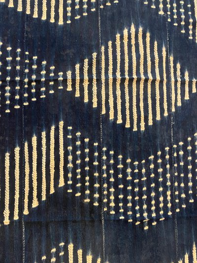 Alte traditionelle Indigo-Textilien aus Mali 2