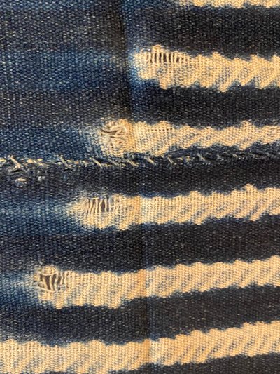 Alte traditionelle Indigo-Textilien aus Mali 2