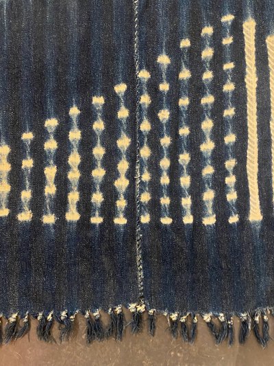 Alte traditionelle Indigo-Textilien aus Mali 2