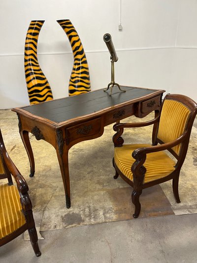 Paire de fauteuils en acajou époque Restauration 