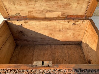 Scatola di legno di Santa Lucia del XIX secolo