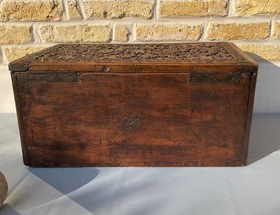 Scatola di legno di Santa Lucia del XIX secolo