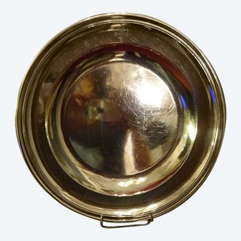 Beautiful solid silver dish from the Empire-Restoration period