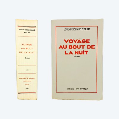 CÉLINE LOUIS-FERDINAND VOYAGE AU BOUT DE LA NUIT (REISE ANS ENDE DER NACHT). ORIGINALAUSGABE AUF ALFA.
