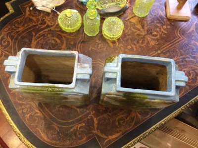 Coppia di vasi in terracotta Montigny