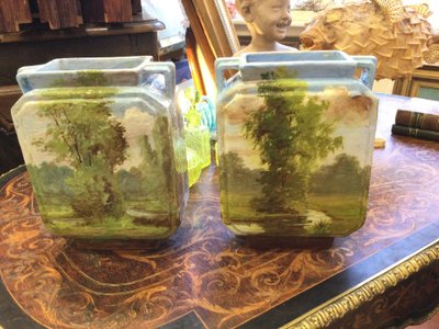 Coppia di vasi in terracotta Montigny