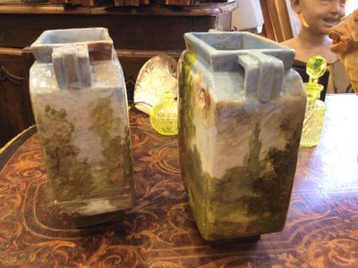 Coppia di vasi in terracotta Montigny