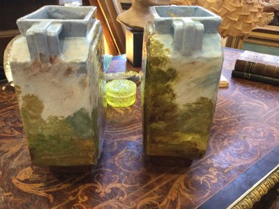 Coppia di vasi in terracotta Montigny