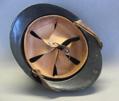 Adrian WWII Factory Fire Helmet 39/45.