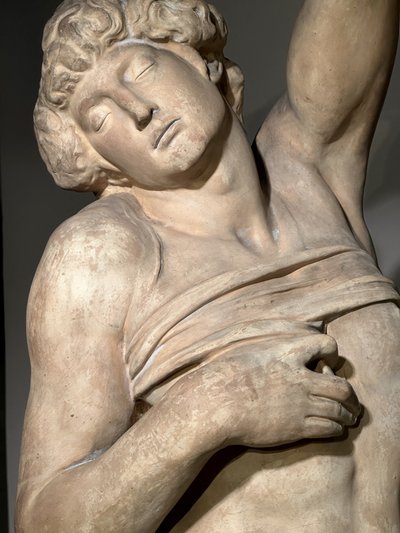 L'Esclave mourant, épreuve en terre cuite, 110 cm